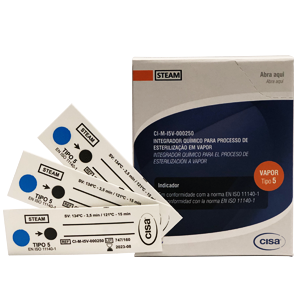 Indicador Químico Tipo 5 vapor (250 unidades) - CISA